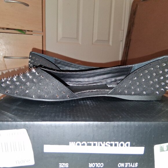 Steve Madden Spiked Studded Hypnotize Flats. Brand New - Picture 9 of 13